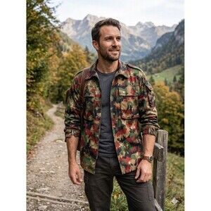 Vtg Swiss Army TAZ 90 Camouflage Combat Jacket M90 Rare 92/93 Surplus 56/XL NWOT